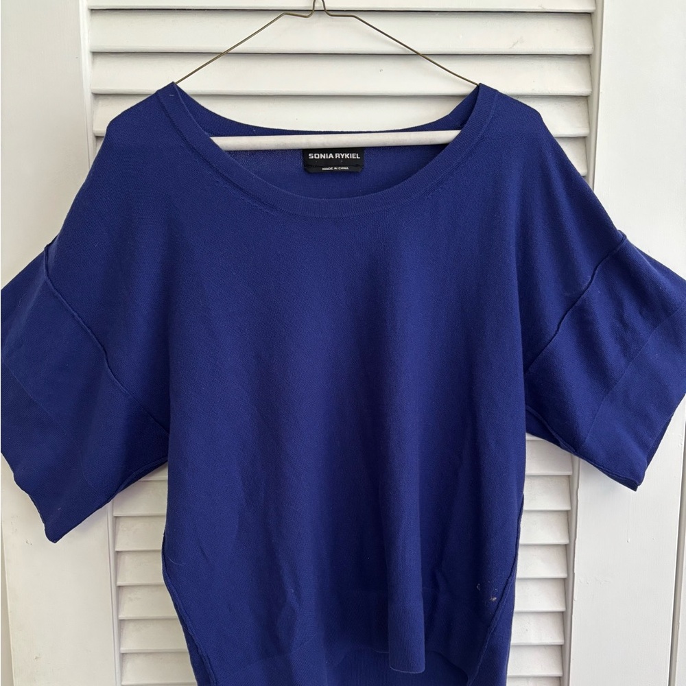 Sonia Rykiel Women's Blue Sweater  Top